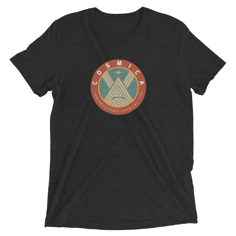 Cosmica Short sleeve t-shirt - Charcoal-Black Triblend / XS