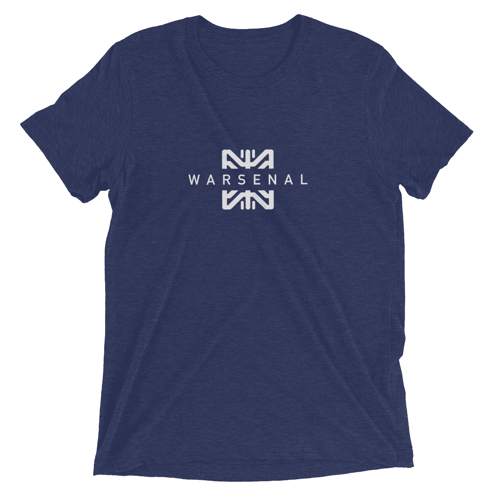 Warsenal Butterfly Short sleeve t-shirt - Navy Triblend / XS