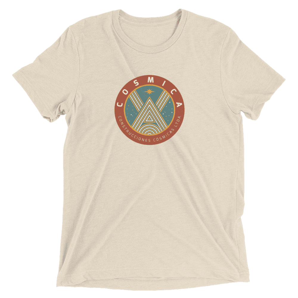 Cosmica Short sleeve t-shirt - Oatmeal Triblend / XS
