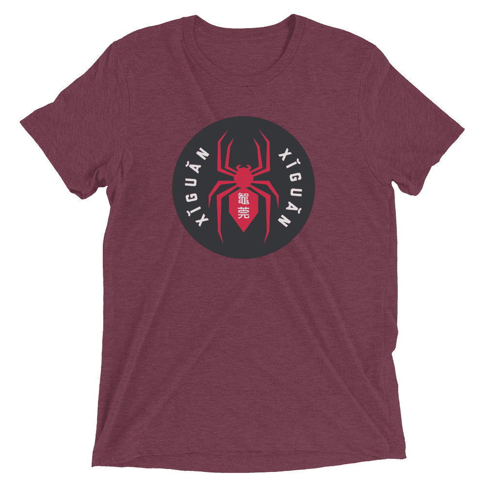 Xiguan Short Sleeve Shirt - Maroon Triblend / XS