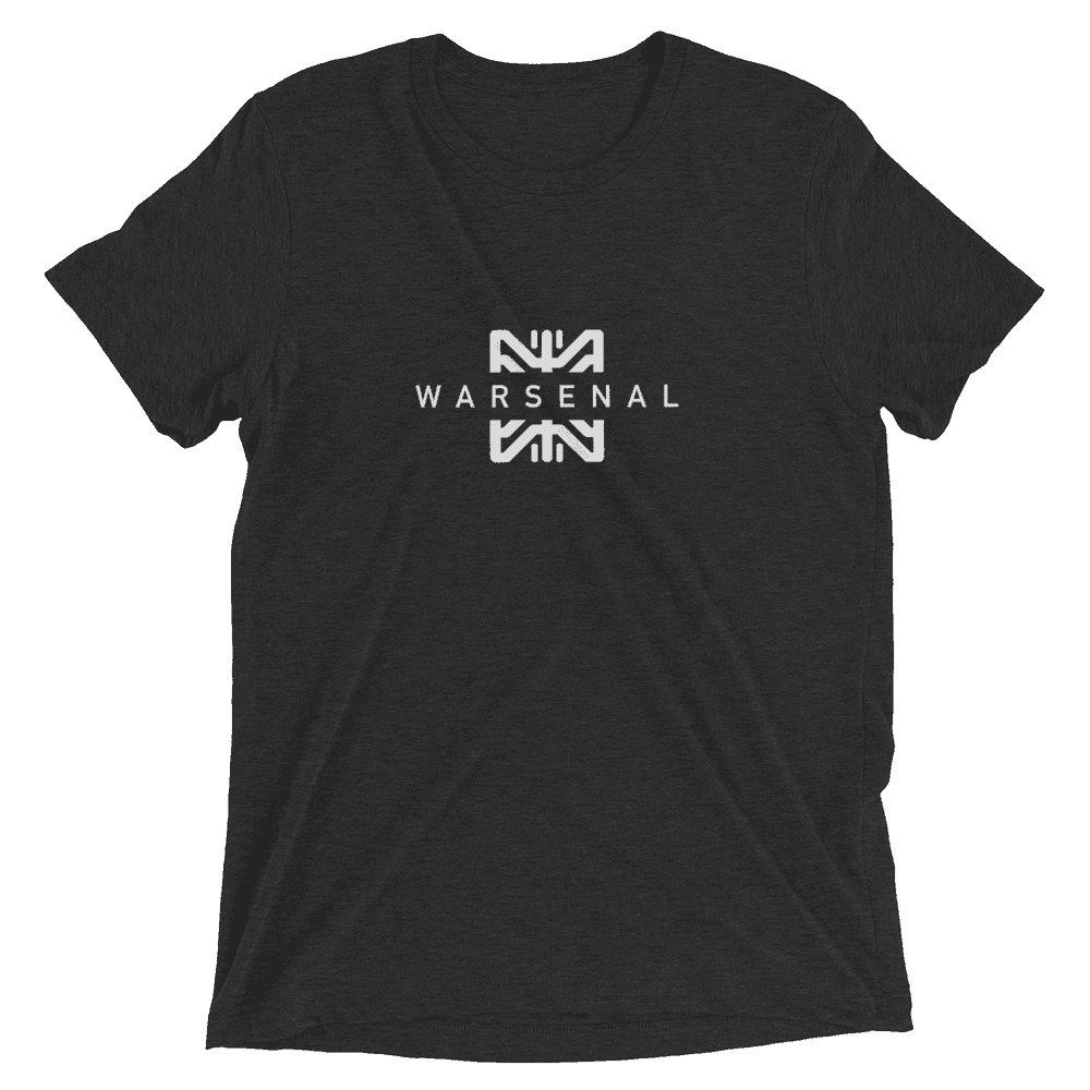 Warsenal Butterfly Short sleeve t-shirt - Charcoal-Black Triblend / XS