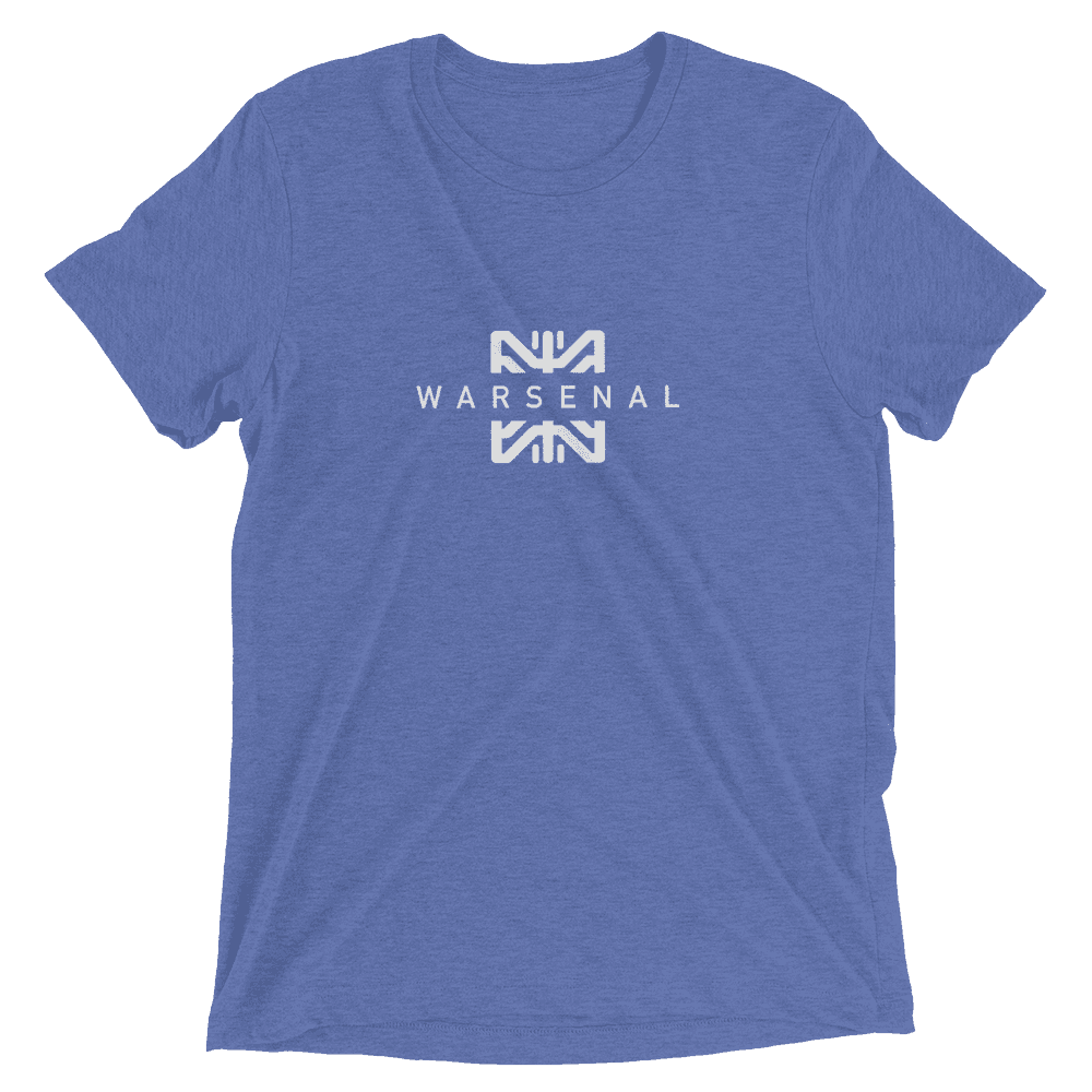 Warsenal Butterfly Short sleeve t-shirt - Blue Triblend / XS