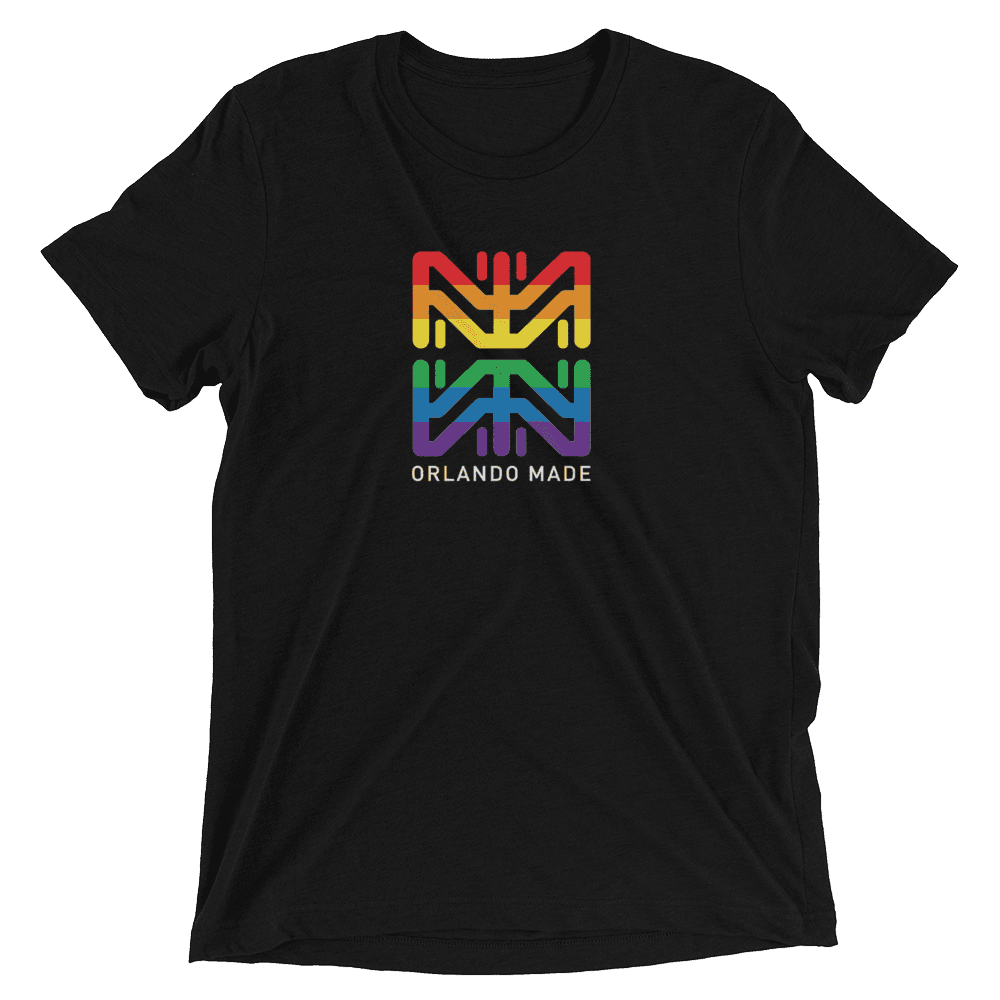Orlando Made Pride Short sleeve t-shirt - Solid Black Triblend / XS