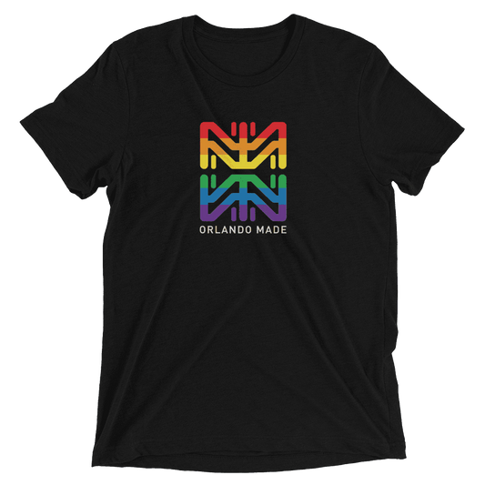 Orlando Made Pride Short sleeve t-shirt - Solid Black Triblend / XS