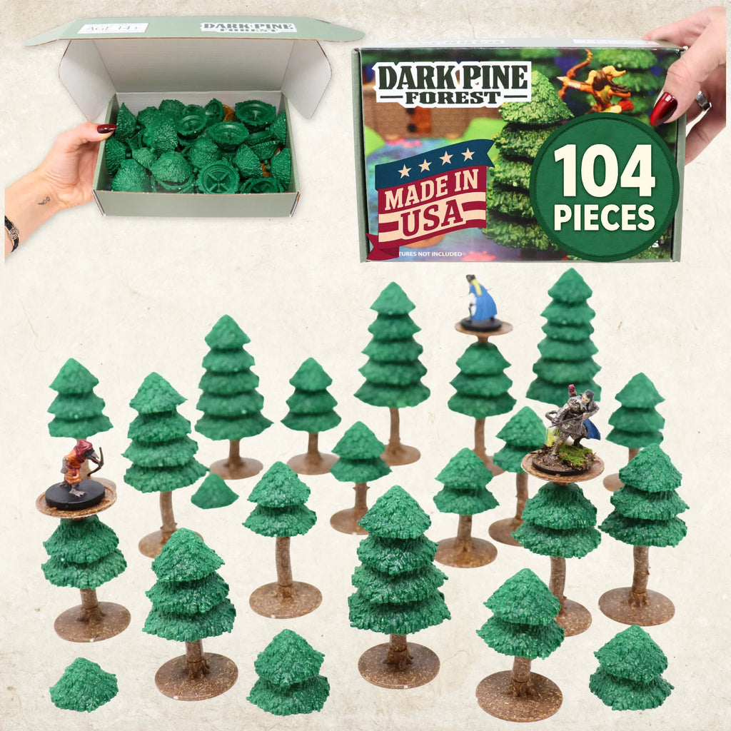 Dark Pine Forest Terrain