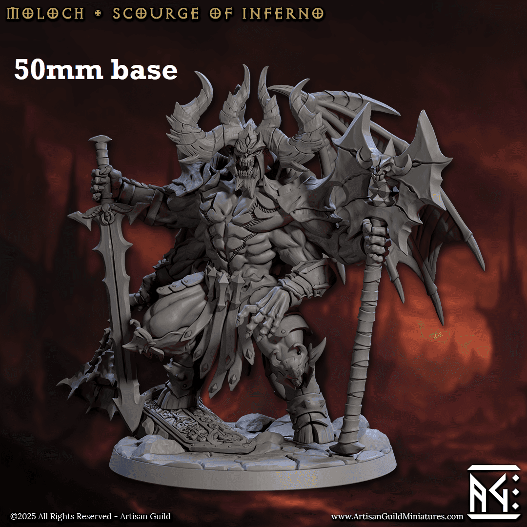 Moloch, Scourge of Inferno (Demon Warlord) - 