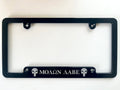 Molon Labe Punisher Billet Aluminum License Plate Frame