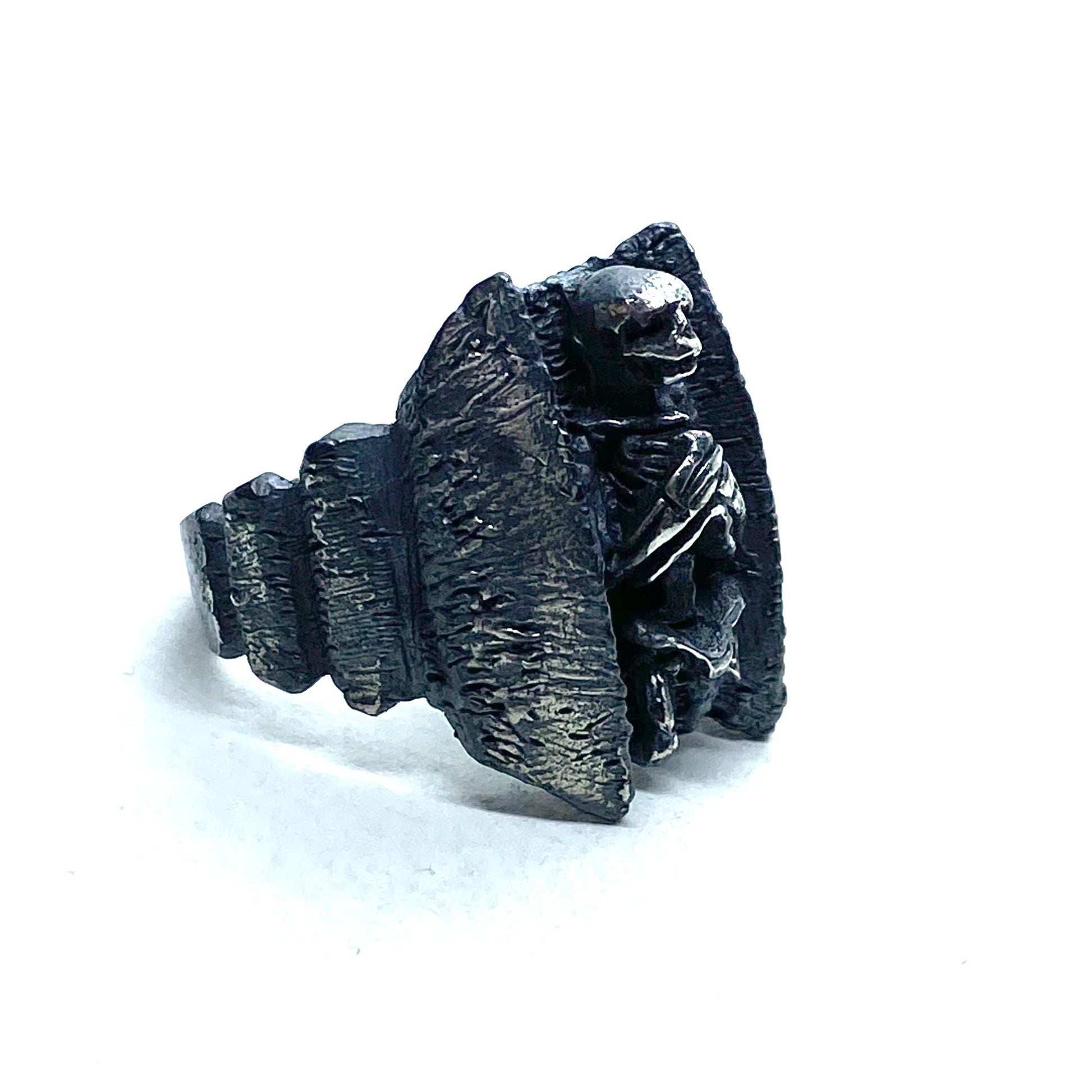 Momento Mori Ring in Sterling Silver Fulfilled Julian The 2nd