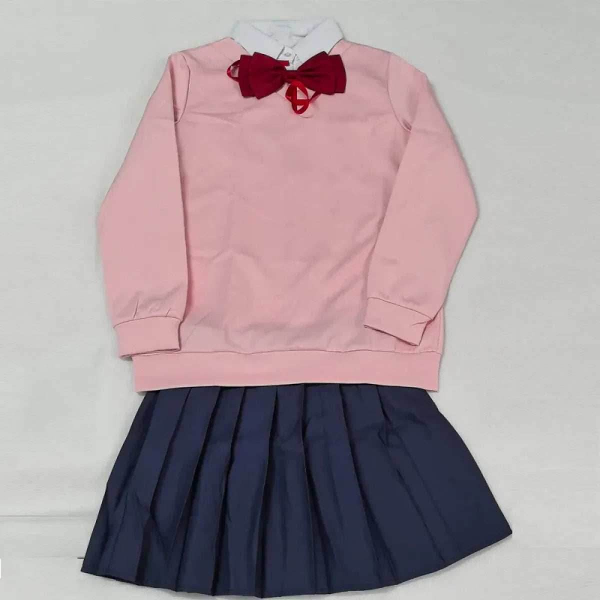 Momo Ayase Cosplay Costume – Dandadan School Uniform Set with Accessories - Costume Only / M