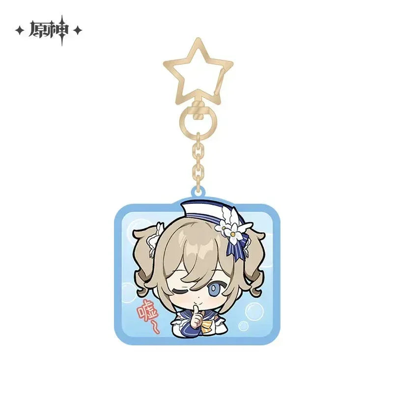 Mondstadt Chibi Emojis Series Keychain Genshin Impact