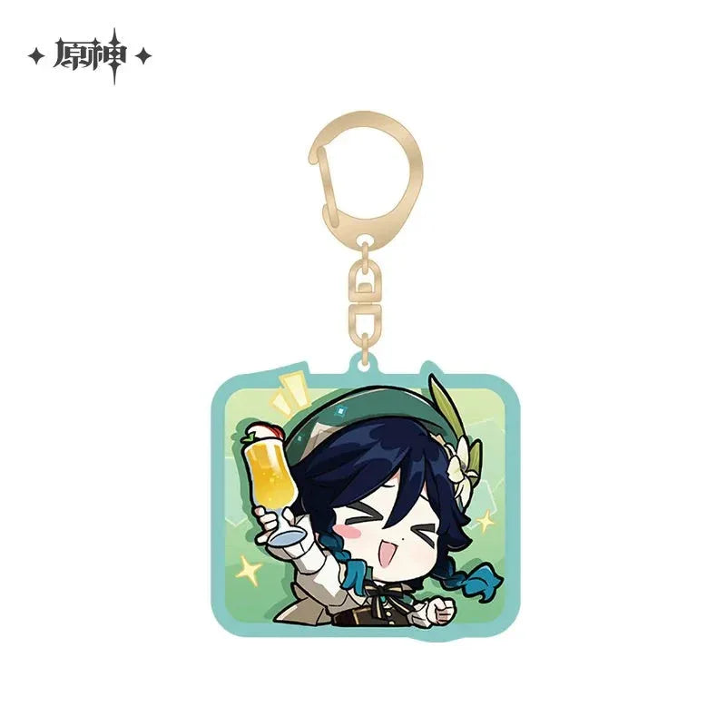 Mondstadt Chibi Emojis Series Keychain Genshin Impact