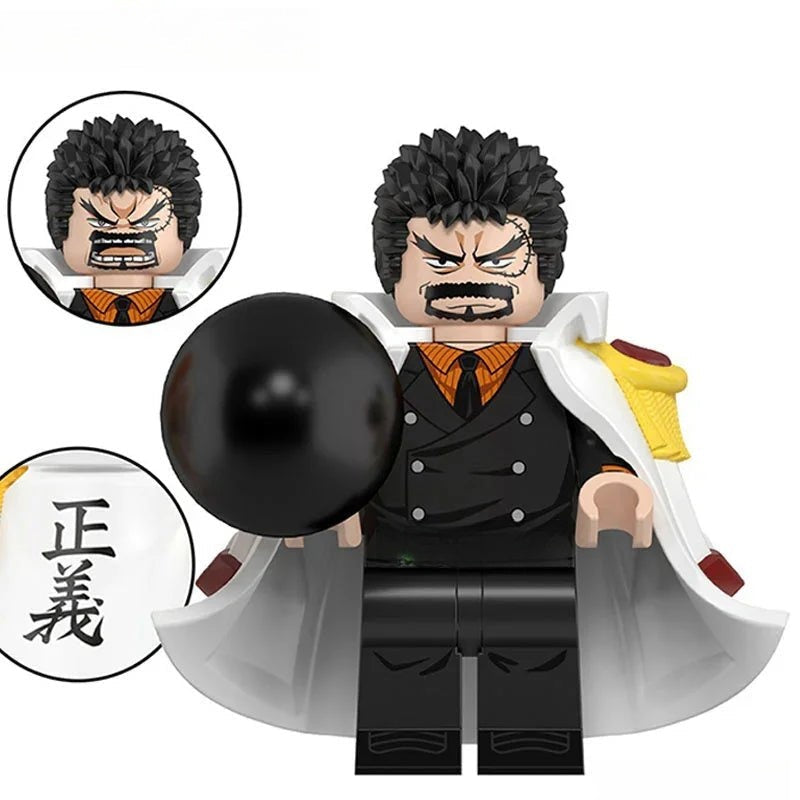 Monkey D garp from ONE PIECE Anime Lego Minifigures custom toys 2