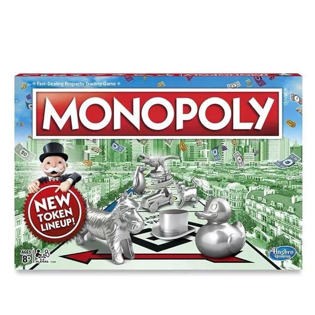 Monopoly classic board game new tokens