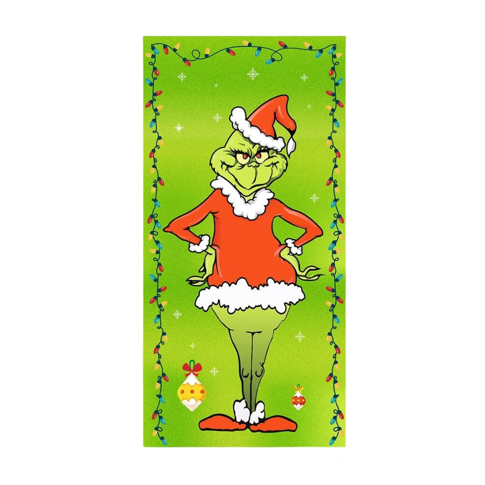 Monster Thief Shaped Christmas Door Cover and Banner Decoration Christmas Party Decoration