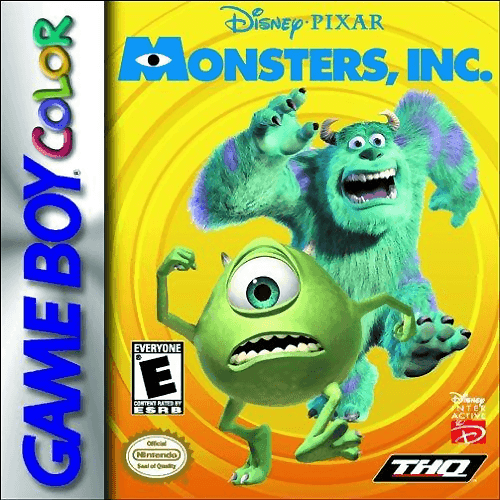 Monsters Inc (Gameboy Color) - Game Manual Only