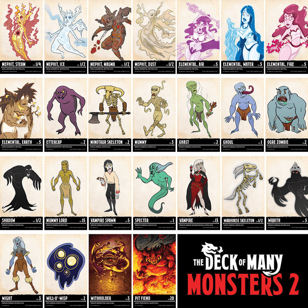 The Deck of Many: Monsters 2 - 
