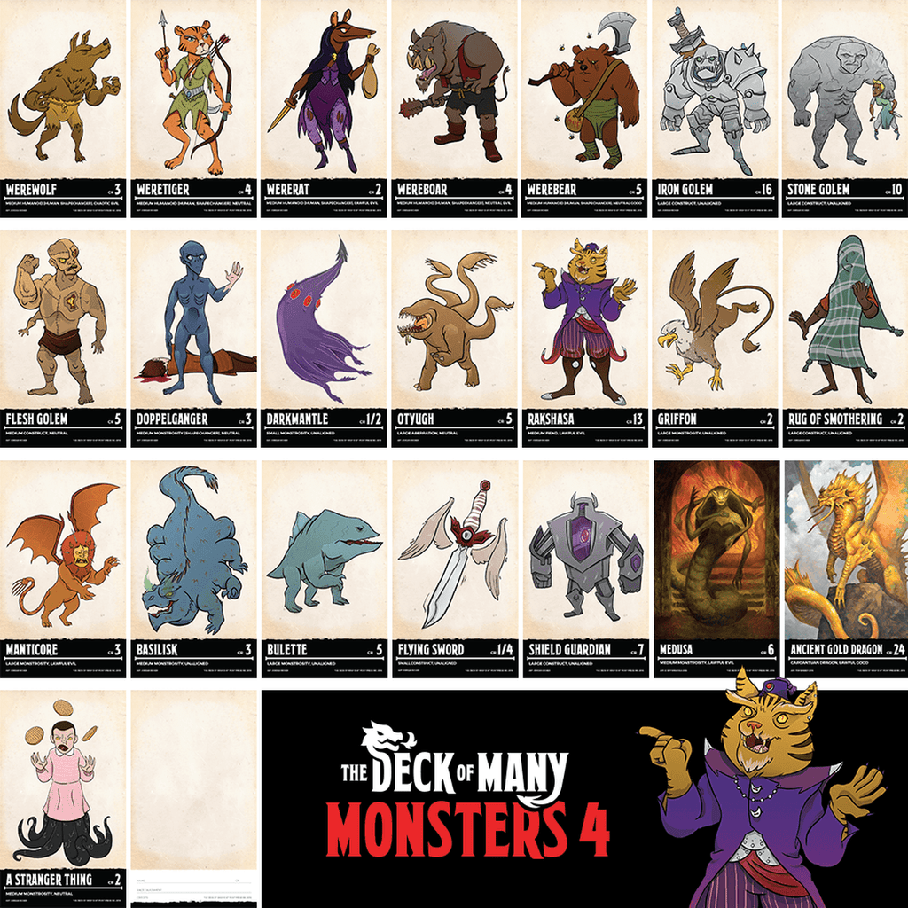 The Deck of Many: Monsters 4 - 