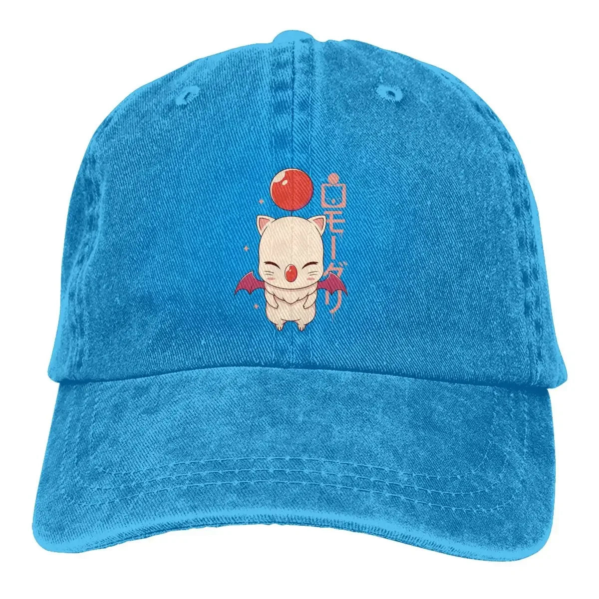 Moogle Kupo Baseball Cap Men Cowboy Hats Women Visor Protection Snapback Final Fantasy Cid Game Caps