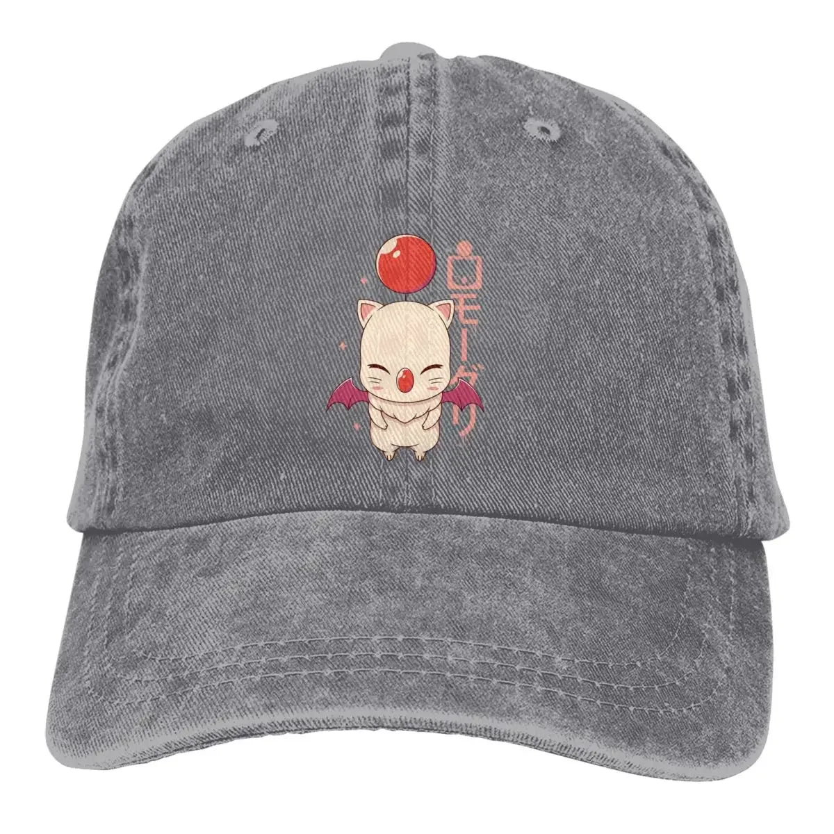 Moogle Kupo Baseball Cap Men Cowboy Hats Women Visor Protection Snapback Final Fantasy Cid Game Caps