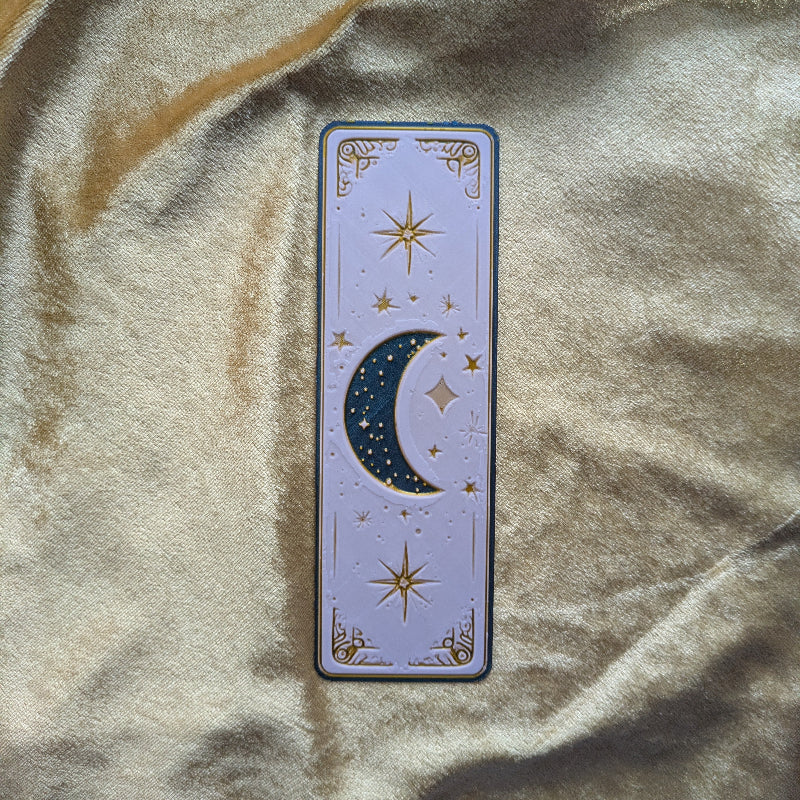 Moonlit Crescent Ivory Bookmark