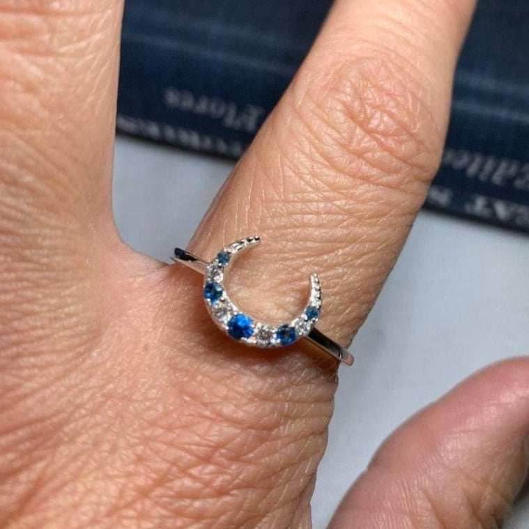 Crescent Moon Ring - 5