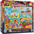 Hanna-Barbera 100 Piece Jigsaw Puzzles 4-Pack