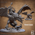 Mordraxix the Wyvern Queen (With or Without Rider) - No Rider (Wild)