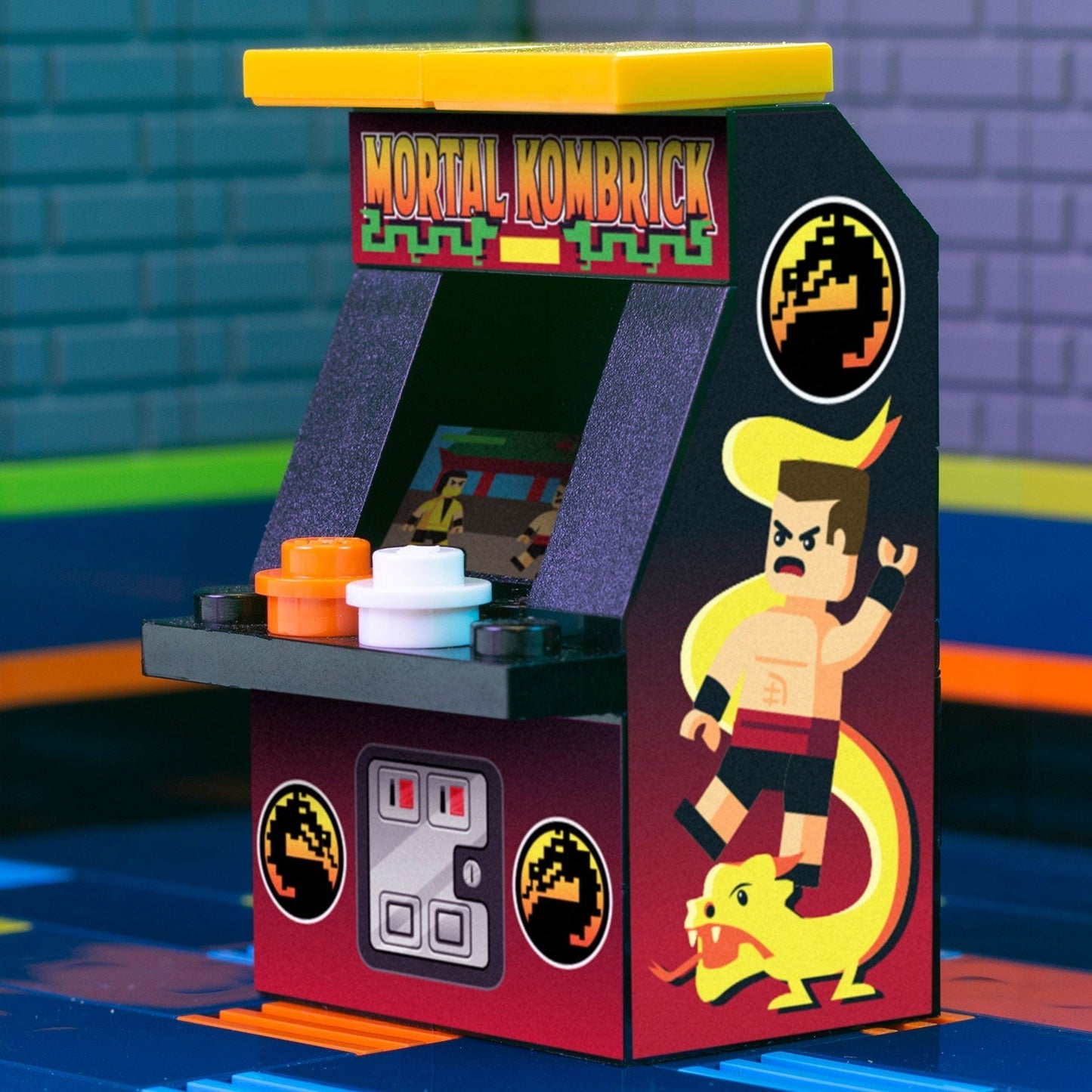 Mortal Kombrick - B3 Customs Arcade Machine made using LEGO parts