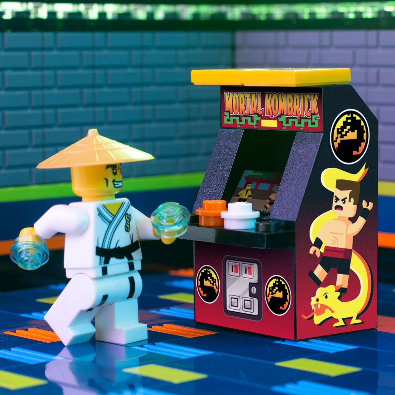 Mortal Kombrick - B3 Customs Arcade Machine made using LEGO parts