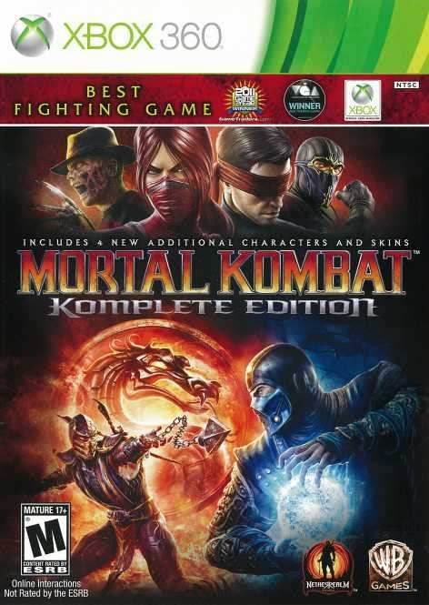 Mortal Kombat Komplete Edition (Xbox 360) - Game Manual Only