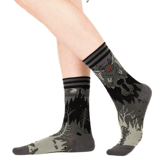 Mothman Crew Socks