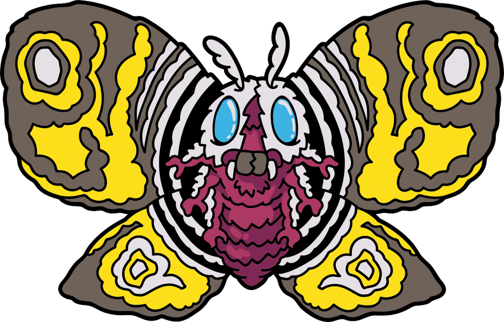 Mothra Showa Era AR Pin