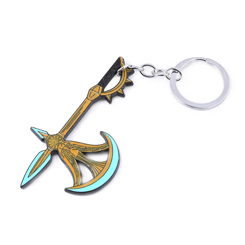 Movie Game Jewelry The Seven Deadly Sins Escanor Axe Bottle Opener Keychain Keyring For Men