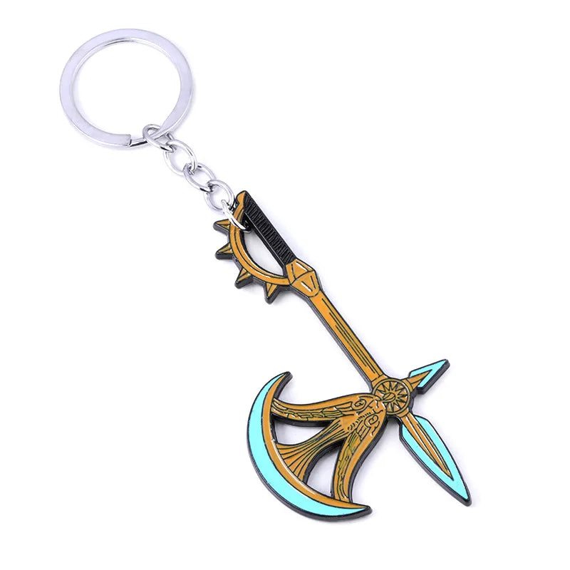 Movie Game Jewelry The Seven Deadly Sins Escanor Axe Bottle Opener Keychain Keyring For Men