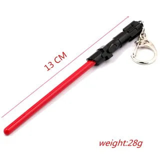 Movie Jewelry Light Sword Keychain Toy lightsaber Cartoon Pendant  keychains Metal keyring official-website jewelry for friends