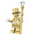 Mr Gold Lego Minifigures Custom Toys (rare)