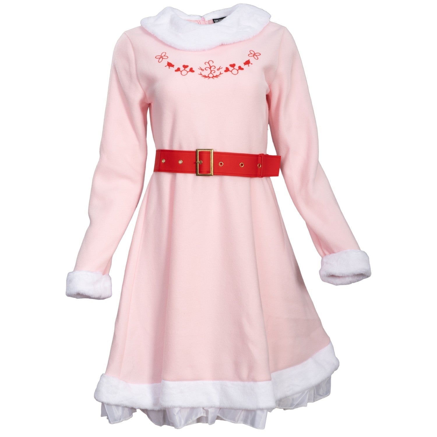 Mrs. Elf Pink Women's Deluxe Halloween Cosplay Costume Set