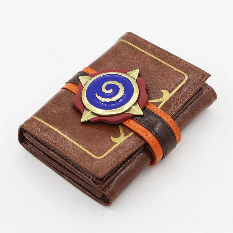 MSMO Embossed Leather Hearthstone Heroes of Warcraft Card Wallet Package New Gift