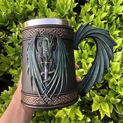 Vikings Dragon Drinking Mug - 1 Mug