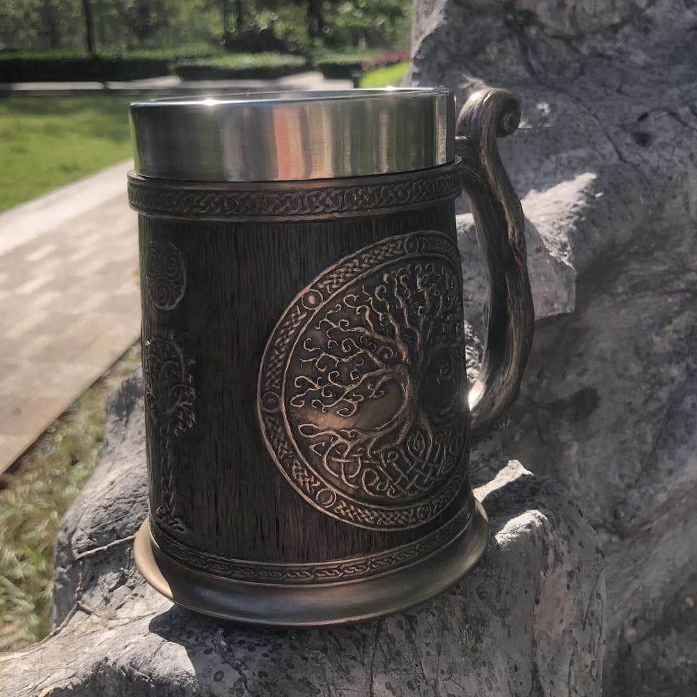 Viking Yggdrasil Tree of Life Tankard Mug - 1 Mug