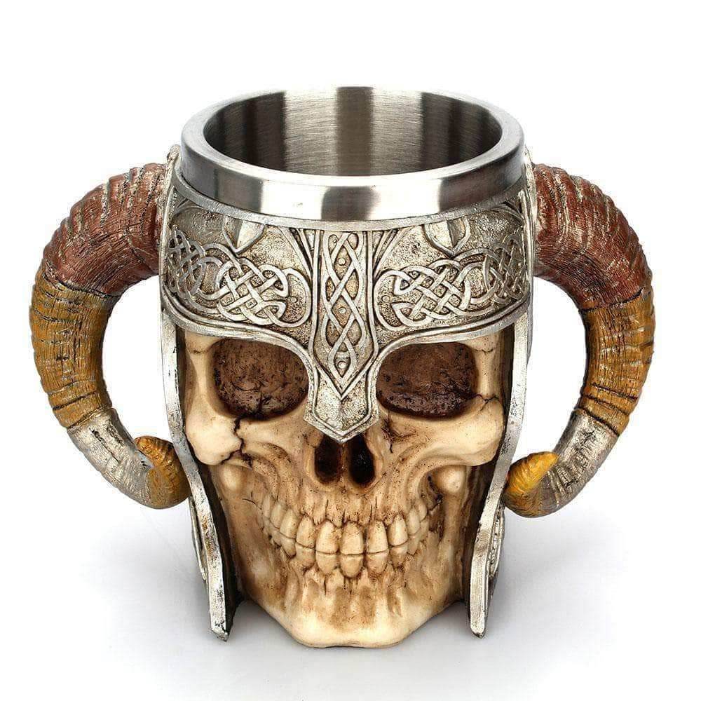 Vikings Goat Horns Stainless Steel Mug - Bundles - Buy 2 Save $5