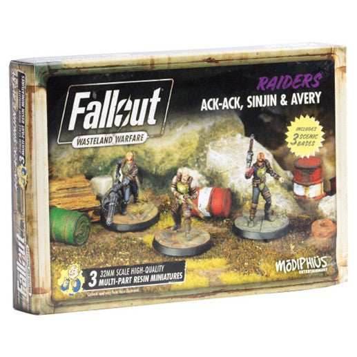 Fallout: Wasteland Warfare - Raiders - Ack-Ack, Sinjin & Avery - 