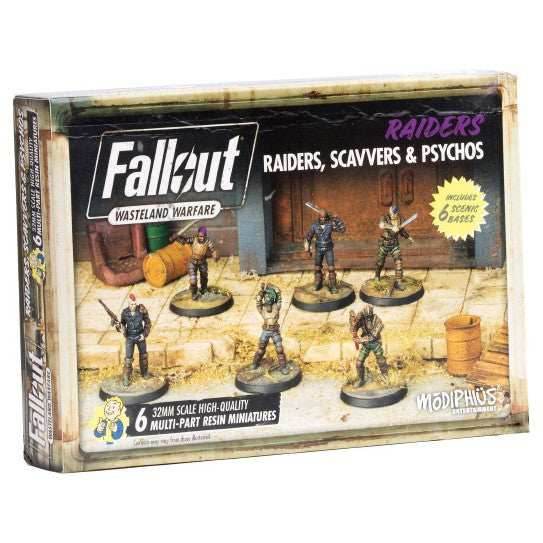 Fallout: Wasteland Warfare - Raiders - Raiders, Scavvers & Psychos - 