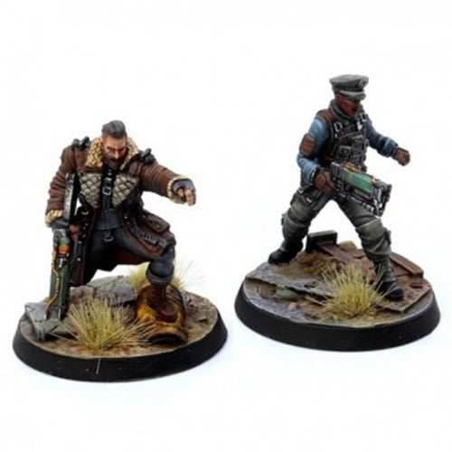 Fallout: Wasteland Warfare - Brotherhood of Steel - Elder Maxon and Captain Kells - 