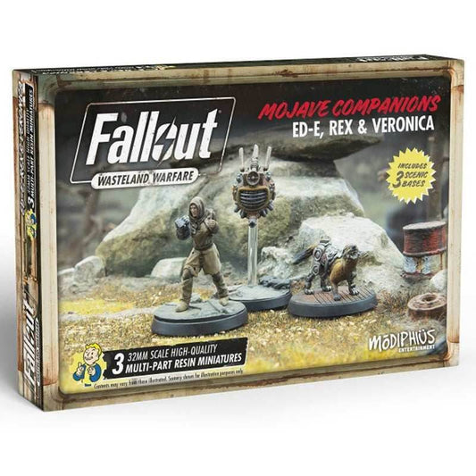 Fallout: Wasteland Warfare - Mojave Companions - Ed-E, Rex & Veronica - 