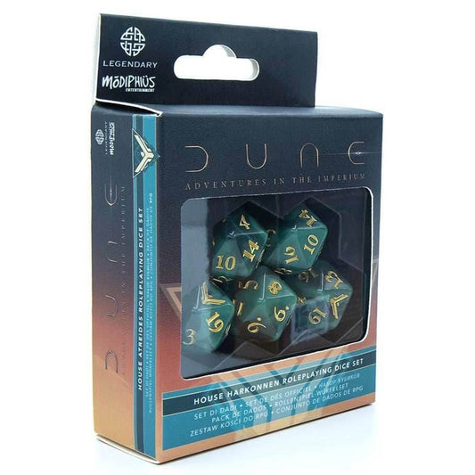 Dune RPG: Dice Set - Atreides - 