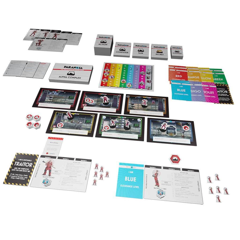 Paranoia The Uncooperative Board Game - 