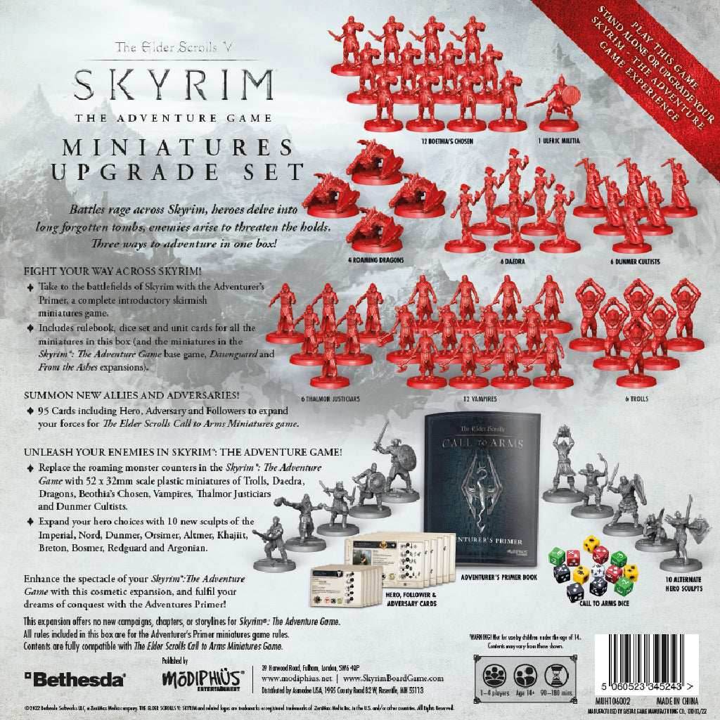 The Elder Scrolls: Skyrim - Adventure Board Game Miniatures Upgrade Set - 