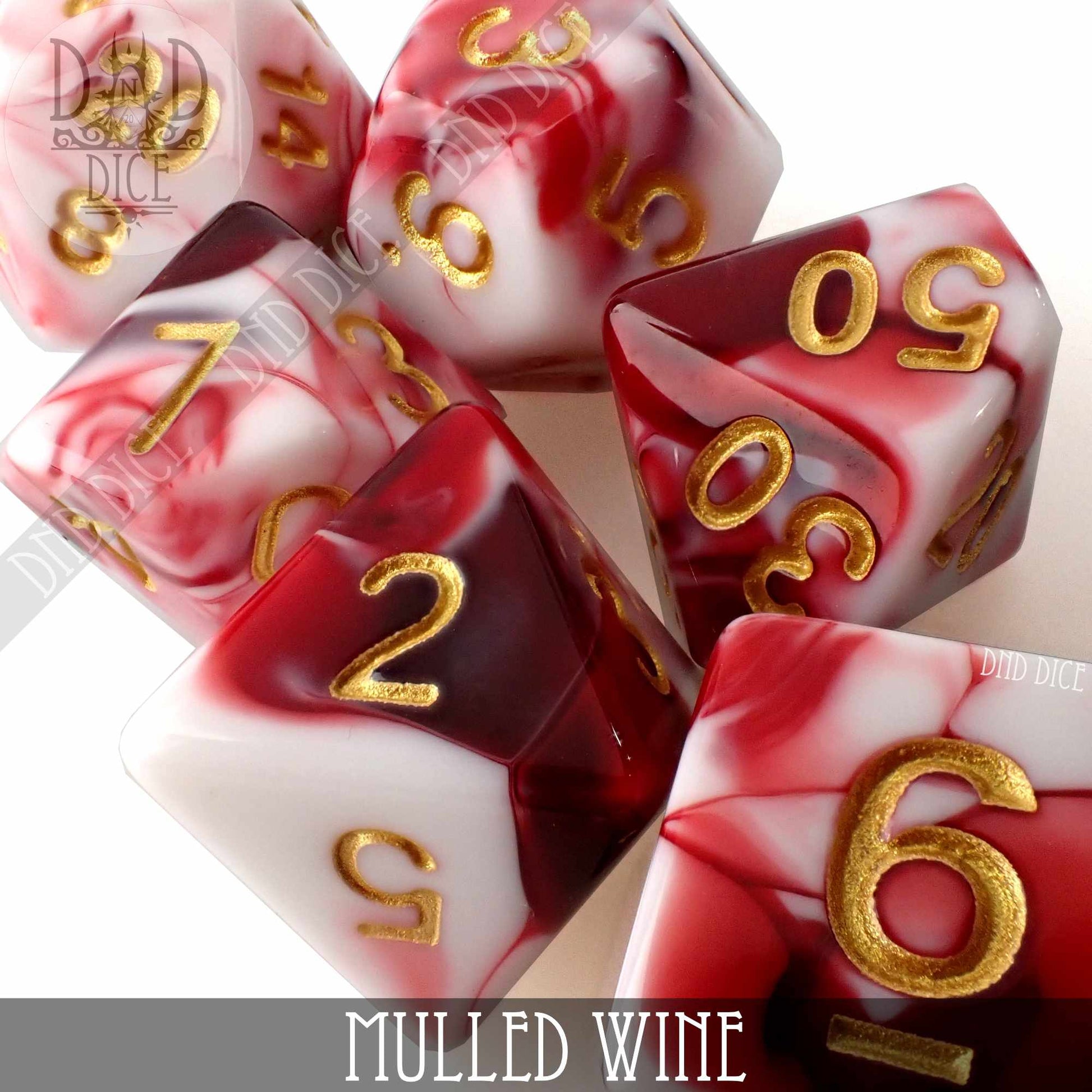 Mulled Wine 7 or 11 Dice Set