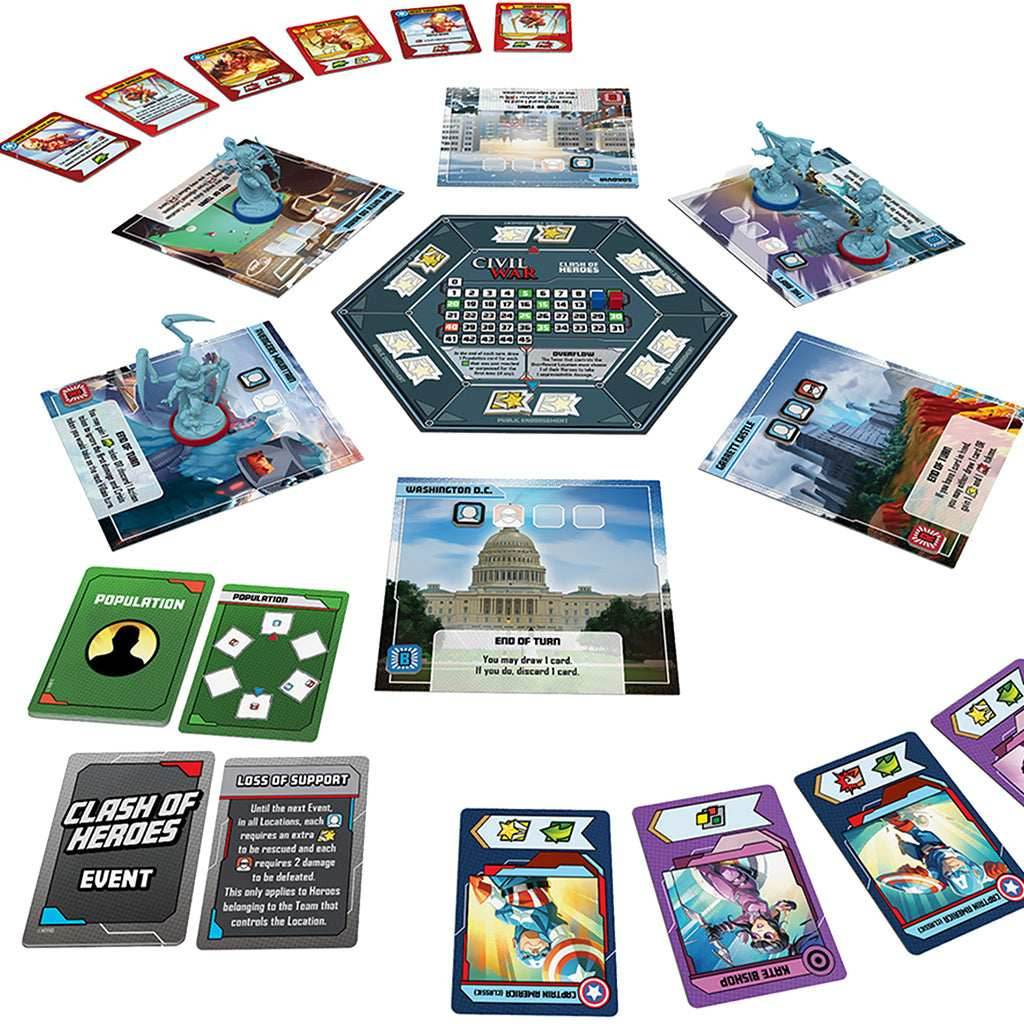 Marvel United: Civil War - Kickstarter Edition - 